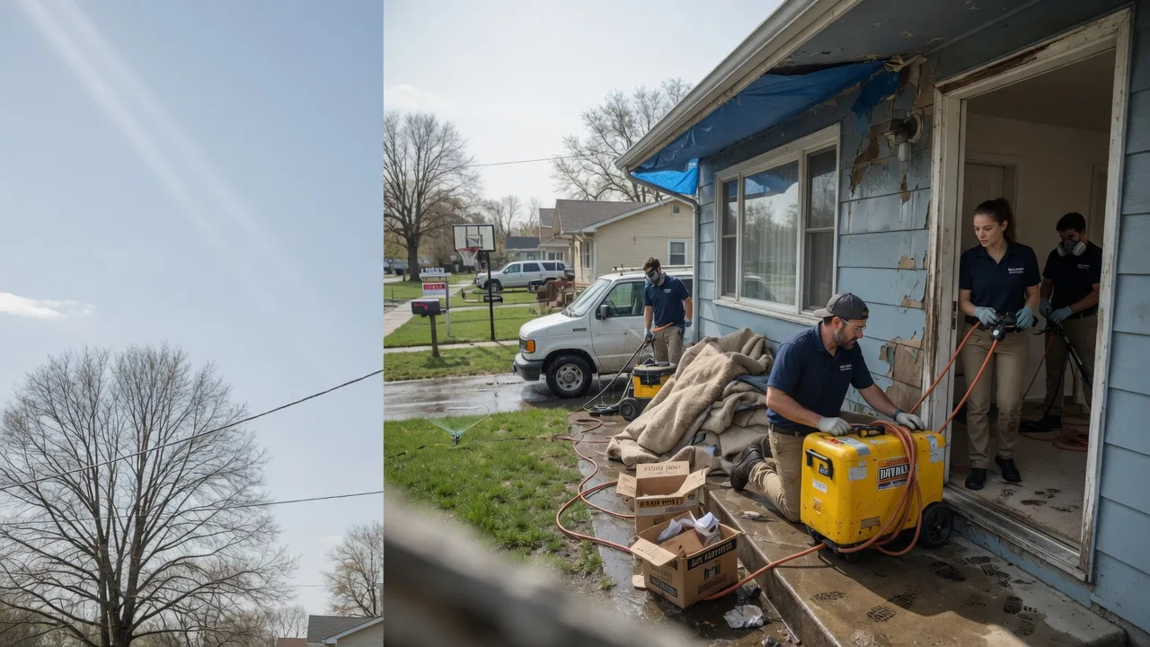 Basement Flood Cleanup in Bessie, OK near me